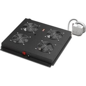 Digitus Digitus roof ventilation unit for Unique Network Rack & Dynamic Basic network and server racks, fan module (black)