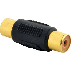 Adapter AV Gembird RCA (Cinch) - RCA (Cinch) czarny (A-RCAFF-01)
