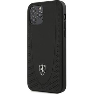 Ferrari Ferrari FEOGOHCP12MBK iPhone 12/12 Pro 6,1" czarny/black hardcase Off Track Perforated
