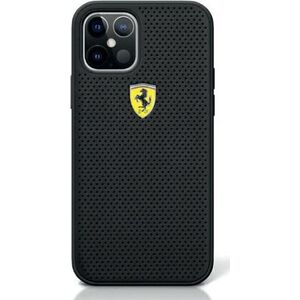 Ferrari Ferrari FESPEHCP12MBK iPhone 12/12 Pro 6,1" czarny/black hardcase On Track Perforated