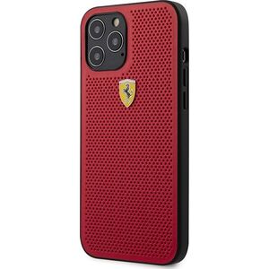 Ferrari Ferrari FESPEHCP12LRE iPhone 12 Pro Max 6,7" czerwony/red hardcase On Track Perforated