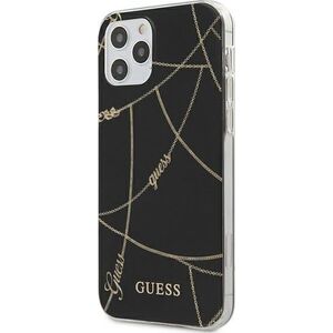Guess Guess GUHCP12LPCUCHBK iPhone 12 Pro Max 6,7" czarny/black hardcase Gold Chain Collection