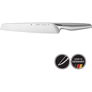 WMF Nóż do chleba WMF Chef's Edition podwójnie ząbkowany 37 cm, nóż wielofunkcyjny, specjalna stal ostrza, kuty nóż, cięcie wydajności, drewniana obudowa, ostrze 24 cm
