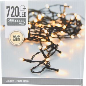 Lampki choinkowe ASJ Commerce 720 LED białe ciepłe