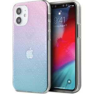 Guess Guess GUHCP12S3D4GGBP iPhone 12 mini 5,4 niebiesko-różowy/blue&pink hardcase 4G 3D Pattern Collection