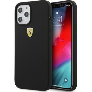 Ferrari Ferrari FESSIHCP12LBK iPhone 12 Pro Max 6,7 czarny/black hardcase On Track Silicone