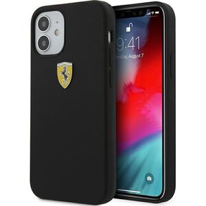 Ferrari Ferrari FESSIHCP12SBK iPhone 12 mini 5,4 czarny/black hardcase On Track Silicone