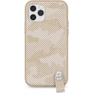 Moshi Moshi Altra - Etui z odpinaną smyczką na iPhone 12 / iPhone 12 Pro (Sahara Beige)