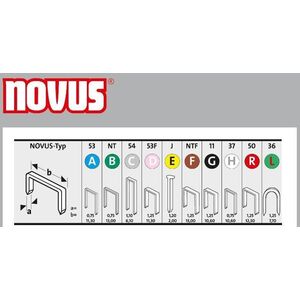 Novus Zszywki typ H 37/6 NOVUS super twarde [5000szt.]