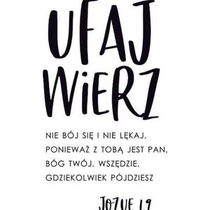 Szaron Podstawka korkowa - Ufaj i wierz