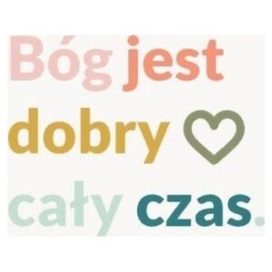Szaron Podstawka korkowa - Bóg jest dobry KOLOR