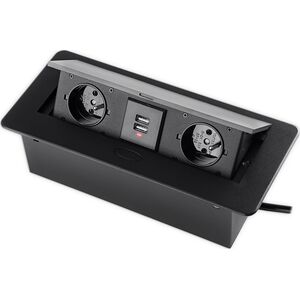 Spacetronik Gniazdo Blatowe Otwierane 2x USB Spacetronik SPS-D24B