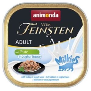 Animonda ANIMONDA KOT 100g V.FEINSTEN MILKY INDYK z FARSZEM MLECZNYM tacka/32
