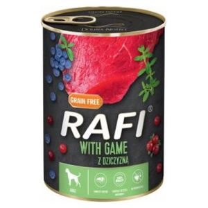 Rafi RAFI PIES pusz.400g DZICZYZNA, BORÓWKA, ŻURAWINA