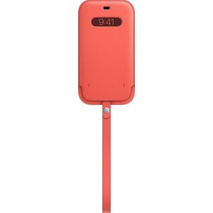 Apple APPLE iPhone 12 Pro Max Leather Sleeve with MagSafe Pink Citrus