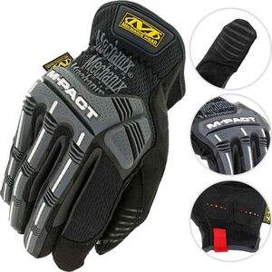 Mechanix Wear Mechanix Wear Rękawice M-Pact Open Cuff Czarno-Szare M