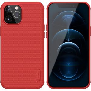 Nillkin Etui Nillkin Frosted do Apple iPhone 12 Pro Max (Czerwone) uniwersalny