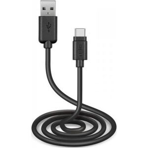 Kabel USB SBS Mobile USB-A - USB-C 3 m Czarny