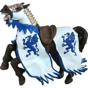 Figurka Papo Koń niebieskiego Króla Smoka (401372)