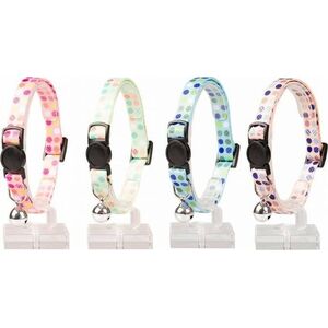 Duvo+ DUVO+ OBROŻA KOT W GROCHY Z DZWONKIEM 20-30cm / 10mm 11175