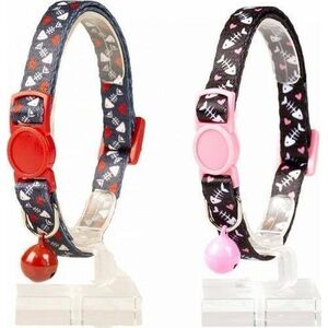 Duvo+ DUVO+ OBROŻA KOT W RYBKI SZARA/CZARNA 20-30cm / 10mm 11189