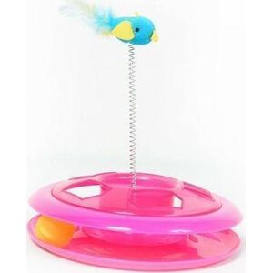 Duvo+ DUVO+ ZABAWKA DLA KOTA "HAPPY HOOP" RÓZOWA 26cm 1717042