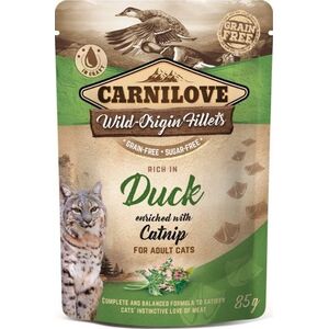 Carnilove CARNILOVE KOT sasz.85g DUCK&CATNIP /24