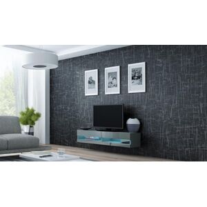 Cama Meble Szafka RTV VIGO NEW '140' 30/140/40 szary/szary poł