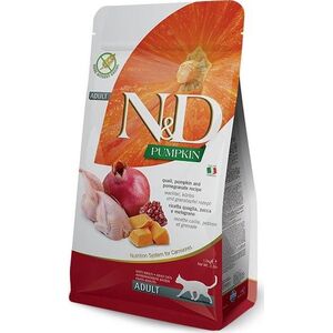 Farmina FARMINA N&D CAT PUMPKIN QUAIL & POMEGRANATE - Koty dorosłe, z przepiórką, dynią i granatem 1,5kg