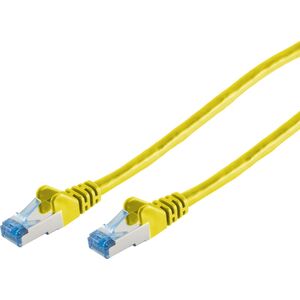 Patchkabel CAT6a RJ45 S/FTP 0,25m yellow