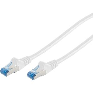 Patchkabel CAT6a RJ45 S/FTP 0,25m white