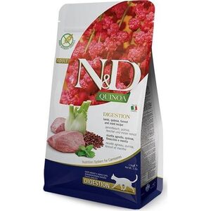 Farmina N&D Cat quinoa digestion lamb & fennel - Trawienie, z jagnięciną, quinoa, fenkułem i miętą 1,5kg