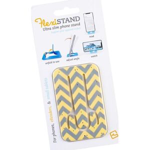 Podstawka Thinking Gifts FlexiStand podstawka pod telefon - Yellow Chevron