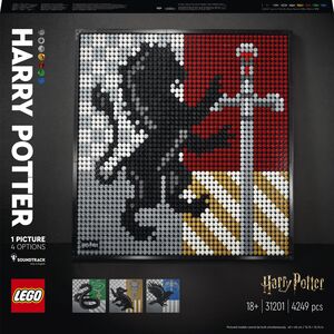 LEGO Art Harry Potter Herby Hogwartu (31201)