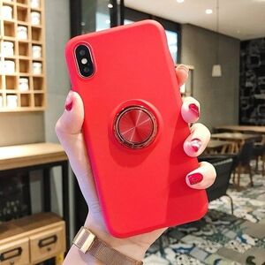 ETUI SILICONE RING SAMSUNG GALAXY A31 CZERWONY standard