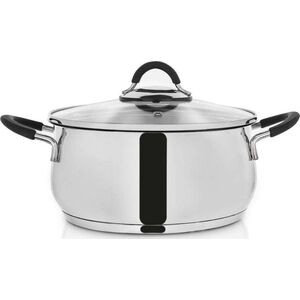 Orion Garnek stalowy Dalie z pokrywką 22cm 4l