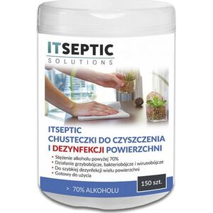 ITSEPTIC Chusteczki do czyszczenia idezynfekcji powierzchni 150 szt.