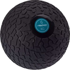 Avento Avento Piłka slam ball z teksturowaną powierzchnią, 6 kg, czarna