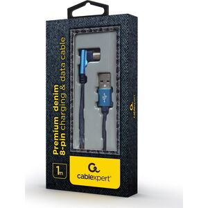Kabel USB Gembird USB-A - microUSB 1 m Czarny (CC-USB2J-AMmBML-1M-BL)
