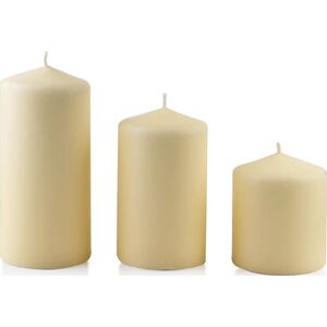Affek Design Świeca CLASSIC CANDLES Walec duży 8xh18cm kremowa