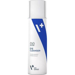 VetExpert VETEXPERT Eye Cleanser - specjalistyczny tonik pod oczy dla psów i kotów ras białych. Wspomaga usuwanie zacieków łzowych, 100 ml