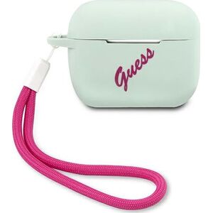 Guess Etui ochronne GUACAPLSVSBF Silicone Vintage do AirPods Pro niebiesko-różowe