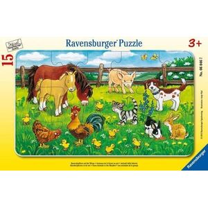 Ravensburger Puzzle 15 Zwierzęta domowe