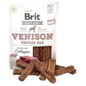 Brit BRIT MEATY JERKY Venison Protein Bar DZICZYZNA 80g