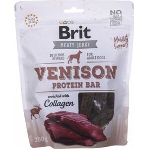 Brit BRIT MEATY JERKY Venison Protein Bar DZICZYZNA 200g
