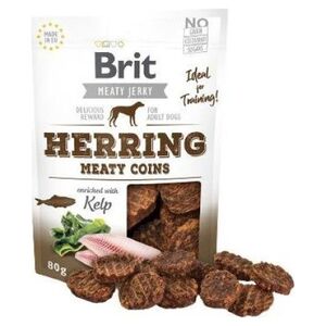 Brit BRIT MEATY JERKY Herring Meaty Coins TALARKI ŚLEDŹ 80g