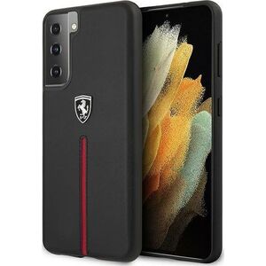 Ferrari Ferrari FEOSIHCS21MBK S21+ G996 czarny/black hardcase Off Track Leather Nylon Stripe