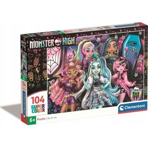 Clementoni CLE puzzle 104 SuperKolor Monster High 25782