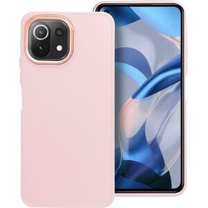 OEM Futerał FRAME do XIAOMI Mi 11 Lite 5G / Mi 11 Lite LTE ( 4G ) / Mi 11 Lite NE  pudrowy róż