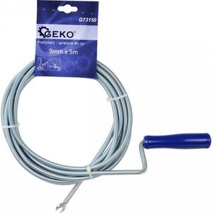 Geko PRZETYKACZ - SPRĘŻYNA DO RUR 9MM X 5M (10) G73150 GEKO